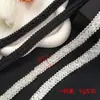 Cinta de Encaje Decorativa con Cuentas de Cristal Tejidas de Lujo Ligero para Ropa, Zapatos, Sombreros, Bolsos Transformación DIY Accesorios de Encaje Cinta al por Mayor