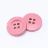 Botões de Resina Coloridos em Formato de Tigela com Bordas Largas e Quatro Olhos Botões Decorativos para Punhos e Carcela de Casacos e Corta-Ventos Botões Redondos Costurados à Mão
