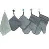 Guantes de cocina con aislamiento térmico para microondas, antideslizantes, resistentes a altas temperaturas, ideales para barbacoa y repostería.