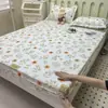 Sábana bajera ajustable de una sola pieza hecha de algodón lavado, protector de colchón para colchón Simmons, antideslizante, a prueba de polvo, funda de cama fija, funda de colchón de cobertura total