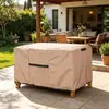Funda Protectora contra el Polvo para Mesa de Café Exterior Cubierta Protectora para Mesa y Sillas de Patio Cubierta para Lluvia de Mesa de Café de Terraza de Jardín Cubierta Protectora para Mesa de Madera