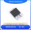 Transistor de Efeito de Campo P-MOSFET China Resources Micro Crtd370P10L Encapsulamento TO-252 100V-12V