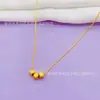 Live Supply Collar de Cubo de Azúcar Chapado en Oro para Mujer Moda 520 Regalo del Día de San Valentín Chino Collar de Cubo Estilo Coreano Joyería al por Mayor