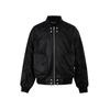 North Boundary Ropa para Hombre Estilo Americano Marca de Tendencia Otoño 2025 Nuevo Chaqueta de Béisbol con Fruncidos Decorada con Remaches Chaqueta para Hombre