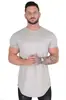 Camiseta de hombre ajustada, ligera, para deportes de tabla, para correr, informal, de manga corta, para verano, para deportes de comercio exterior, para fitness