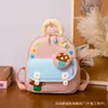 Mochila Escolar Pequeña para Jardín de Infancia, Mochila Ligera para Niños, Mochila Linda, Dibujos Animados Ultraligeros para Bebé Anti-Pérdida con Bolsa Pequeña