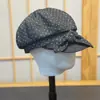 Gorra octagonal de estilo francés con lazo de lunares para mujer, hace que la cara se vea más pequeña, gorra de boina versátil, boina de pintor artística y moderna