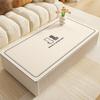 Mantel de Mesa de Comedor de Cuero de Silicona 2025, Mantel de Mesa de Lujo Ligero y de Gama Alta, Impermeable, Resistente al Aceite, Lavable, Resistente al Calor, Resistente a Altas Temperaturas para Mesa de Café