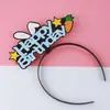 Sombrero de Cumpleaños de Celebridad de Internet Serie de Diadema Sombrero de Fiesta de Noche de Conejo Zanahoria Discoteca Sombrero de Cumpleaños Sombrero de Dibujos Animados Fiesta de Cumpleaños
