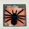 Araña de Felpa Corta Negra con Flock para Halloween, Araña Decorativa de Simulación, Accesorios de Broma, Juguetes Engañosos, Imitaciones Realistas