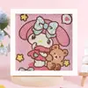 Nuevo painting de diamantes 5D DIY hecho a mano rompecabezas Kuromi pintura de pegatinas de diamantes juguete decorativo creativo al por mayor para vendedores ambulantes