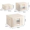 Caja de Almacenamiento Plegable PVC Impermeable Caja de Almacenamiento para Mudanza Armario Caja de Almacenamiento para Colchas en Capas Venta al por Mayor de Fábrica