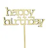 Nuevo Estilo Ins Transfronterizo Feliz Cumpleaños Madera Feliz Cumpleaños Inserto para Pastel de Cumpleaños Inserto para Pastel de Cumpleaños