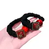 Diadema de Pelo de Gama Alta 2026 Modelo Nuevo Scrunchie Rojo Diadema para el Cabello para Mujeres Peinado de Moño Elástico para el Cabello para el Año de Nacimiento Accesorio para el Cabello