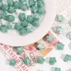 Ins estrella de cinco puntas degradada fresca estrella de resina con cuentas agujero recto cuentas sueltas pulsera DIY hecha a mano accesorios de joyería materiales
