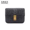 26 Modelos Nuevos de Bolsos de Cuero de Hueso de Cocodrilo para Mujer, Bolsos Cruzados de Moda Tendencia, Bolsos de Tofu para Mujer con Textura de Alta Calidad, Bolsos de Hombro de Cuero Genuino