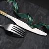 Vajilla de acero inoxidable Star Diamond 410, cuchillo y tenedor, cuchara, apto para uso doméstico, cuchara de alto valor de color, cuchillo y tenedor para carne de hotel.