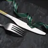 Juego de Cubiertos Star Diamond 410 Acero Inoxidable Cuchillo, Tenedor y Cuchara Hogar Cuchara de Alto Valor Hotel Cubiertos Occidentales para Bistec
