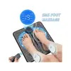 Masajeador de Pies EMS Almohadilla Terapia de Pulso Almohadilla para Pies Masajeador de Pies con Microcorriente Máquina de Terapia de Puntos de Acupuntura Masajeador de Piernas
