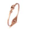 Pulsera de acero de titanio femenina proyección amor memoria temperamento simple pareja amigas ins nicho regalo de San Valentín