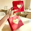 Ramo para el Día de San Valentín 520 Lámina de Oro Caja de Regalo Decorativa de Alta Gama, Regalo para el Festival Qixi para Esposa o Novia