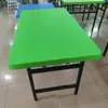Mesa Dobrável Lanche Churrasco ao Ar Livre Restaurante Fast Food Mesa Plástica Tampo Retangular Mesa de Exposição Treinamento Mesa de Barra Mesa de Conferência