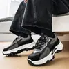 Tênis dad shoes masculinos, nova coleção de outono, tênis casuais, estilo coreano, com sola grossa, versáteis, sapatos para atividades ao ar livre e lazer, calçados masculinos da moda