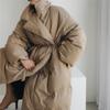 Csm ha enviado la nueva ropa exterior de pan de invierno, cintura holgada, ropa exterior de algodón estilo coreano de longitud media, chaqueta de algodón cálida engrosada