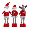 Tejido de Punto Elástico Hombres Niñas Muñecas Figuras Navidad Escena Nórdica Año Nuevo Decoración Adornos Transfronterizo