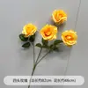 Flores de Casamento Amarelas Falsas Flores para Caminho de Palco Arranjo de Noivado Flores de Chão Decoração de Casa Enfeites de Flores Artificiais