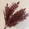 Cachos artificiais de folhas de acácia para arranjos de chão de casamento, decoração de casamento, arranjos florais, folhagem de fundo, decorações de corredor de hotel