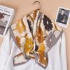 Otoño e Invierno Nuevo Yasu Girasol Algodón y Lino Bufanda 90 Arrugada Bufanda Cuadrada Grande Bufanda de Dama Venta al por Mayor Comercio Exterior