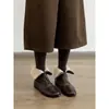 Botas Martin Convertibles de Doble Uso con Forro de Polar para Mujer con Cremallera Frontal, Botines Cortos Cálidos Versátiles de Suela Plana Ajustados