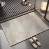 Alfombrilla de baño antideslizante y absorbente para puerta de inodoro, de diatomeas, de secado rápido