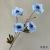 Flor artificial de loto romántico boda 4 peonías flor artificial decorativa al por mayor salón de bodas techo camino arreglo floral de guía