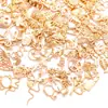 Acessórios para joias DIY de liga pingente pingente aleatório misto cabelo 20 acessórios para colar pulseira material U082