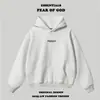 Sudadera con capucha de marca de moda estilo americano, nueva, bordada con letras pequeñas en el pecho, forrada de felpa, estilo pullover holgado para parejas, invierno negro