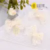 Lazo de Tela con Adorno de Encaje Estilo Coreano Dulce y Lindo Tela Hueca Accesorios para el Cabello de Niña para Cola de Caballo Venta al por Mayor