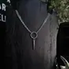 Shiyong comercio exterior transfronterizo AliExpress Amazon collar con cadena y colgante de púas venta directa de fábrica