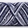 Hilo de terciopelo chenilla brillante degradado de tres cabos, hilo grueso para bebé, venta directa del fabricante, hilo de tejer a mano arcoíris