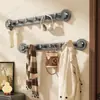 Ganchos de Ventosa, Ganchos Adhesivos, una Fila de Ganchos de Pared sin Taladro, Ganchos Fuertes para Colgar Ropa en la Pared o Detrás de la Puerta