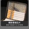 Estuche de Cigarrillos Clásico Retro Repujado Oposición Paquete de 20 Portátil de Gama Alta Creativo Caja de Regalo para Hombres y Mujeres con Jade