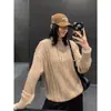 Nuevo suéter de punto estilo retro 2026 con diseño de dos piezas falso, disponible para hombres y mujeres, con corte holgado, un look sofisticado y un estilo relajado y casual