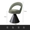 Taburete de Maquillaje de Lujo Ligero, Silla Giratoria para Manicura y Maquillaje, Taburete para Tocador de Habitación de Niñas, Silla con Respaldo de Celebridad de Internet