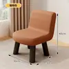 Silla pequeña para el hogar con respaldo, taburete pequeño de madera maciza, asiento bajo pequeño para sala de estar, taburete bajo resistente y duradero, reposapiés para niños
