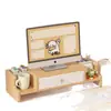 Soporte de altura ajustable para computadora, herramienta de almacenamiento de escritorio para oficina, soporte de apoyo para laptop para el hogar, estante de colocación de monitor para estación de trabajo