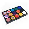 Set de pintura con sellos de 9 colores y 9 esponjas, set en blíster a base de agua y aceite, set de caja de regalo DIY con sellos personalizados