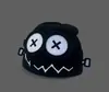 Gorros Transfronterizos, Gorros de Punto de Robot Lindos, Cara Sonriente de Ojos Grandes de Dibujos Animados, Gorros Cálidos de Lana para Otoño e Invierno, Gorros de Frío para Mujer