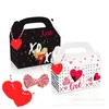DD094 Amazon Dia dos Namorados doce LOVE XOXO doce de presente de casamento caixa branca de papelão portátil