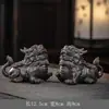 Sapo de Cerâmica Roxa Pixiu Pet de Chá Decoração de Mesa para Casa e Escritório Decoração de Mesa de Chá Sala de Chá Brinquedo de Chá Pode Ser Criado Acessórios para Conjunto de Chá